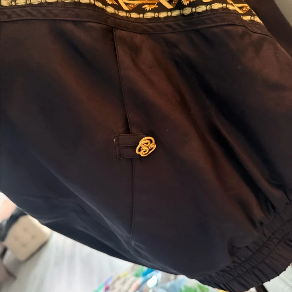 Giacca vintage Navy and Gold Bomber Jacket - Picture 4 of 5